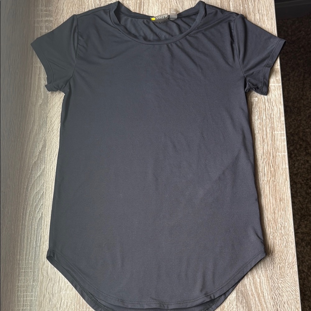 Zella Black Short Sleeve Women's Top